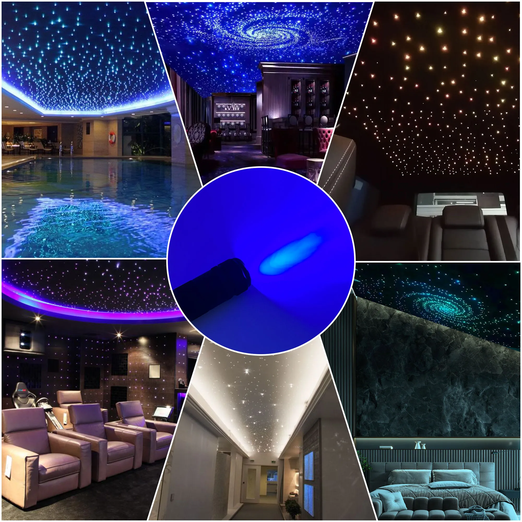 Night sky led ceiling lights hot sale