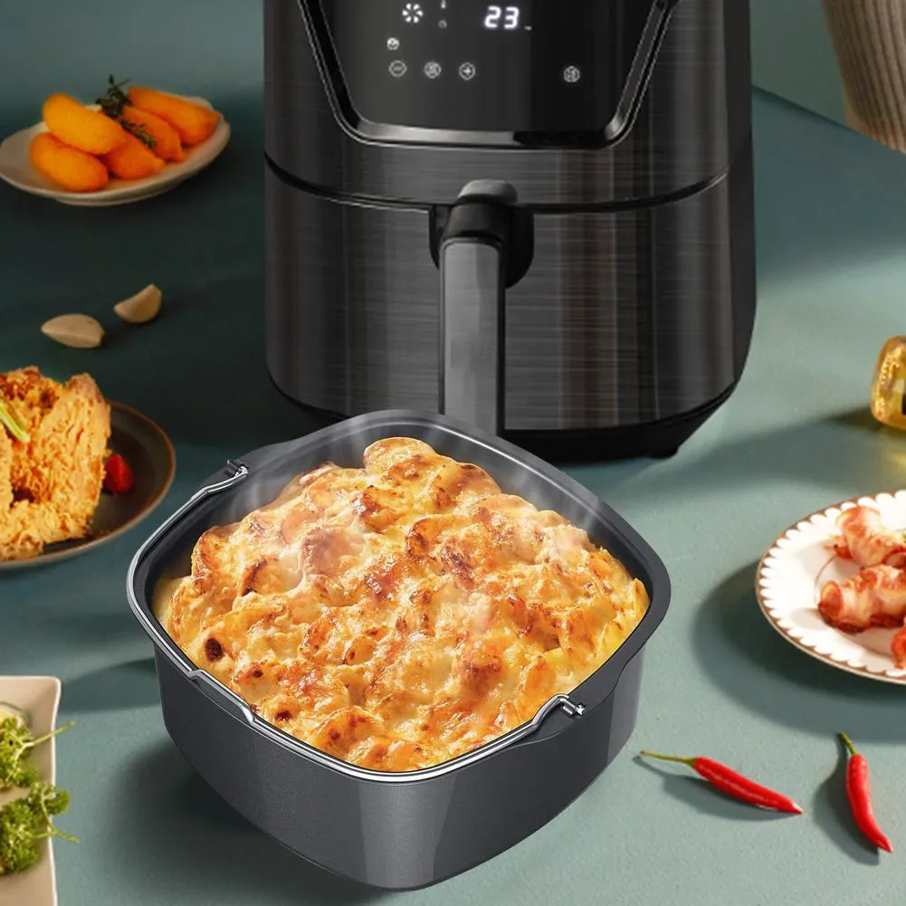 Round Baking Pot For Air Fryer Accessories 7 Inch 8 Inches Baked Bread Pan Kitchen Cast Iron Bakeware Toast Box Mold From Homepro178 8.59 DHgate.Com