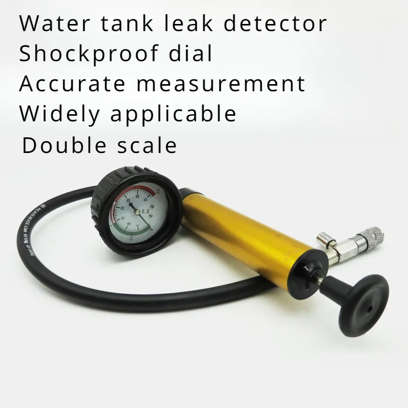 753 Double Barometer Water Leakage Tester – Air Pressure Gauge For PC Water Cooling Systems – ABS Durable – Leak Detection Tool