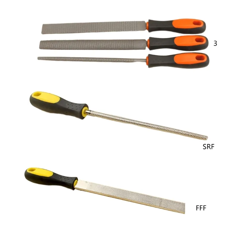 8 Mini Metal Rasp Needle Files Set for Steel & Wood Carving, Hand File ...