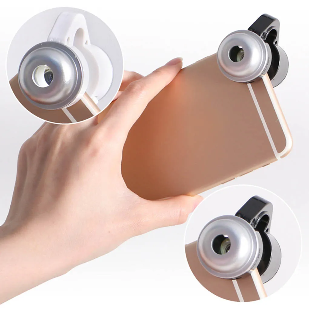 Loupe D'écran 3X Pour Smartphone - Agrandisseur Optique Et Support Pliable, Blanc