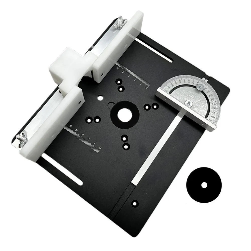 Woodworking Router Table Aluminum Router Table Plate With Insert Rings ...