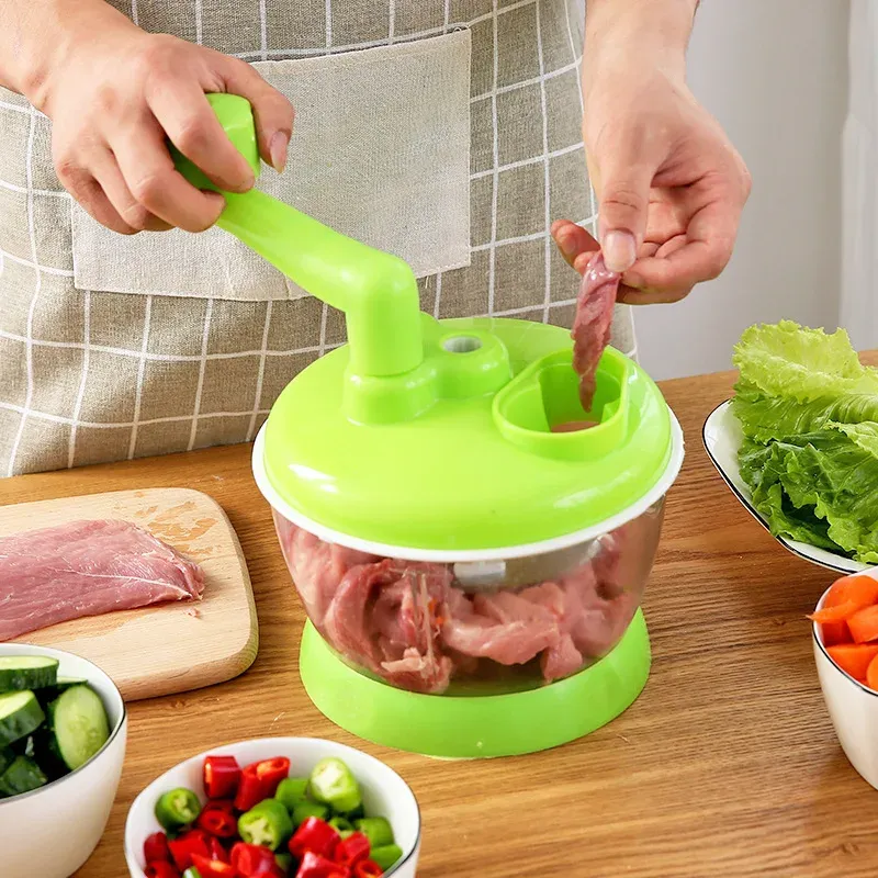XD3-Manual Nut Grinder, Portable Nut Chopper Hand Crank For All Nuts
