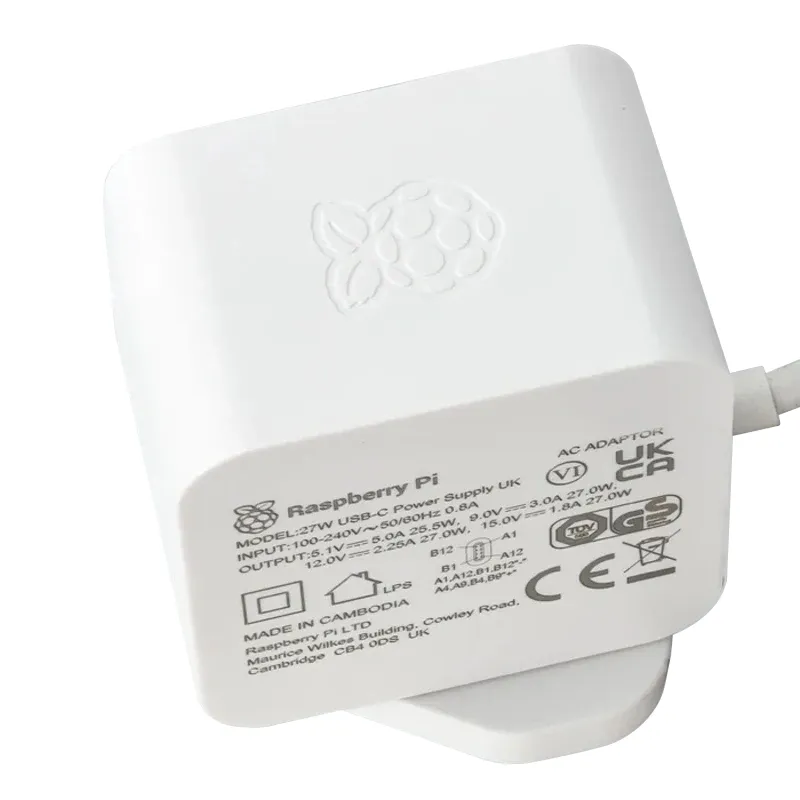 Official Raspberry Pi USB C Power Supply 27W 5.1V 5A... From Ddmyapr ...
