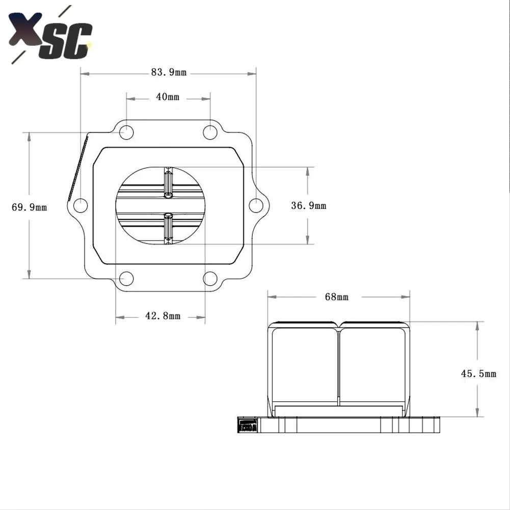 Vavle Reed High-Performance V-Force 3 Reed Valve for Kawasaki KX125 KMX125 KX500 ...
