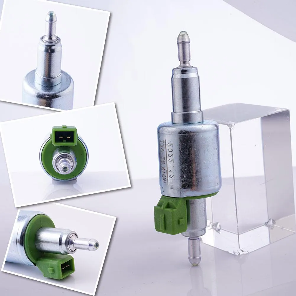 12V Diesel Fuel Pump For 2-8KW Air Heaters – Fits Webasto & Eberspacher – Compact Metal Unit
