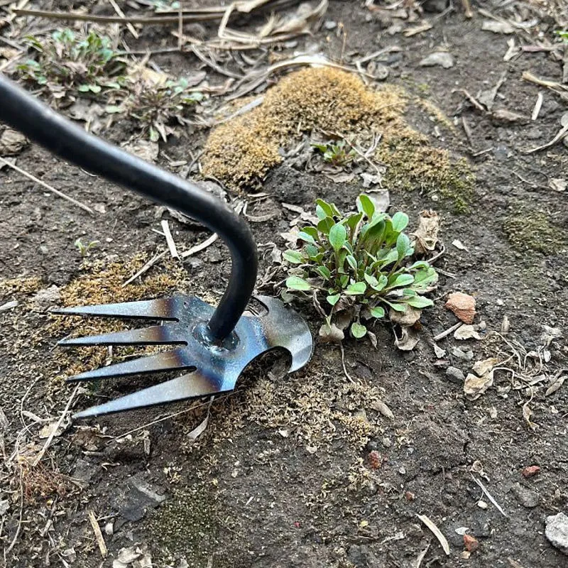 Adifare 39inch Weed Puller Long Handle Weeder Hand Tool