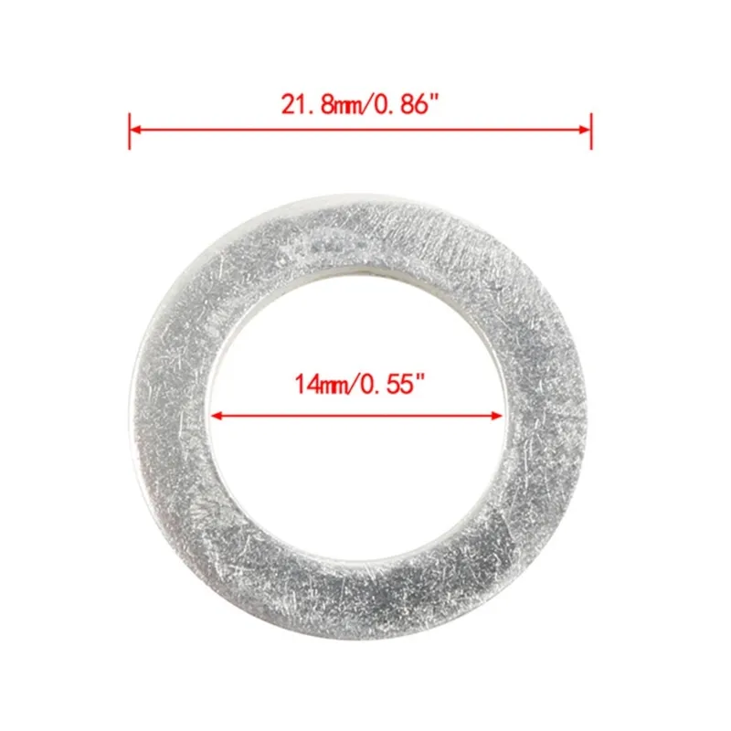 Oil Drain Crush Washers 15-Pack 14mm Copper Oil Drain Plug Washers - Mercedes OEM 007603-014106 Replacement Oil Change Washers