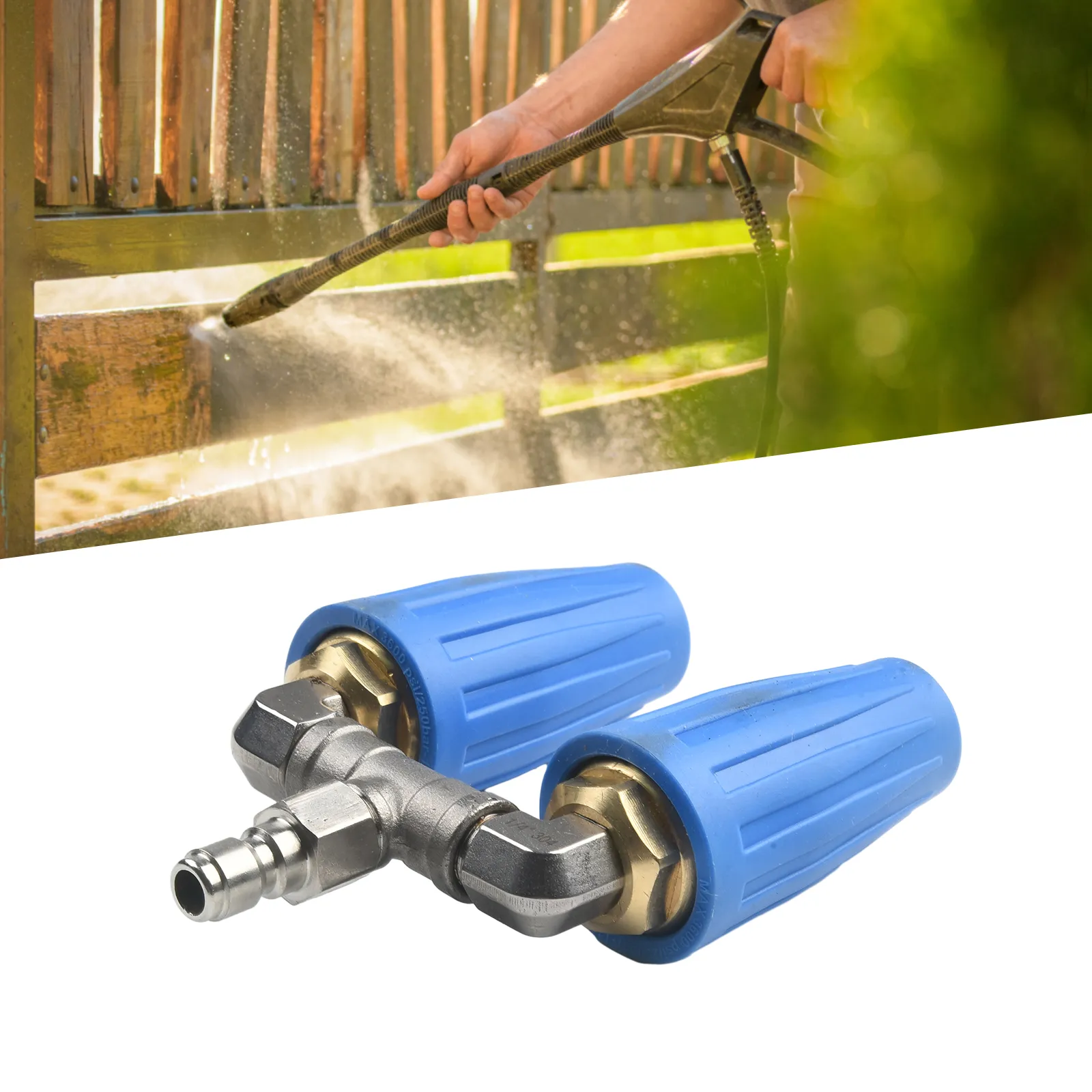 DHgate.com:Dual Turbo Nozzle Spray Tip: 4000PSI Rotating Washer Nozzle ...