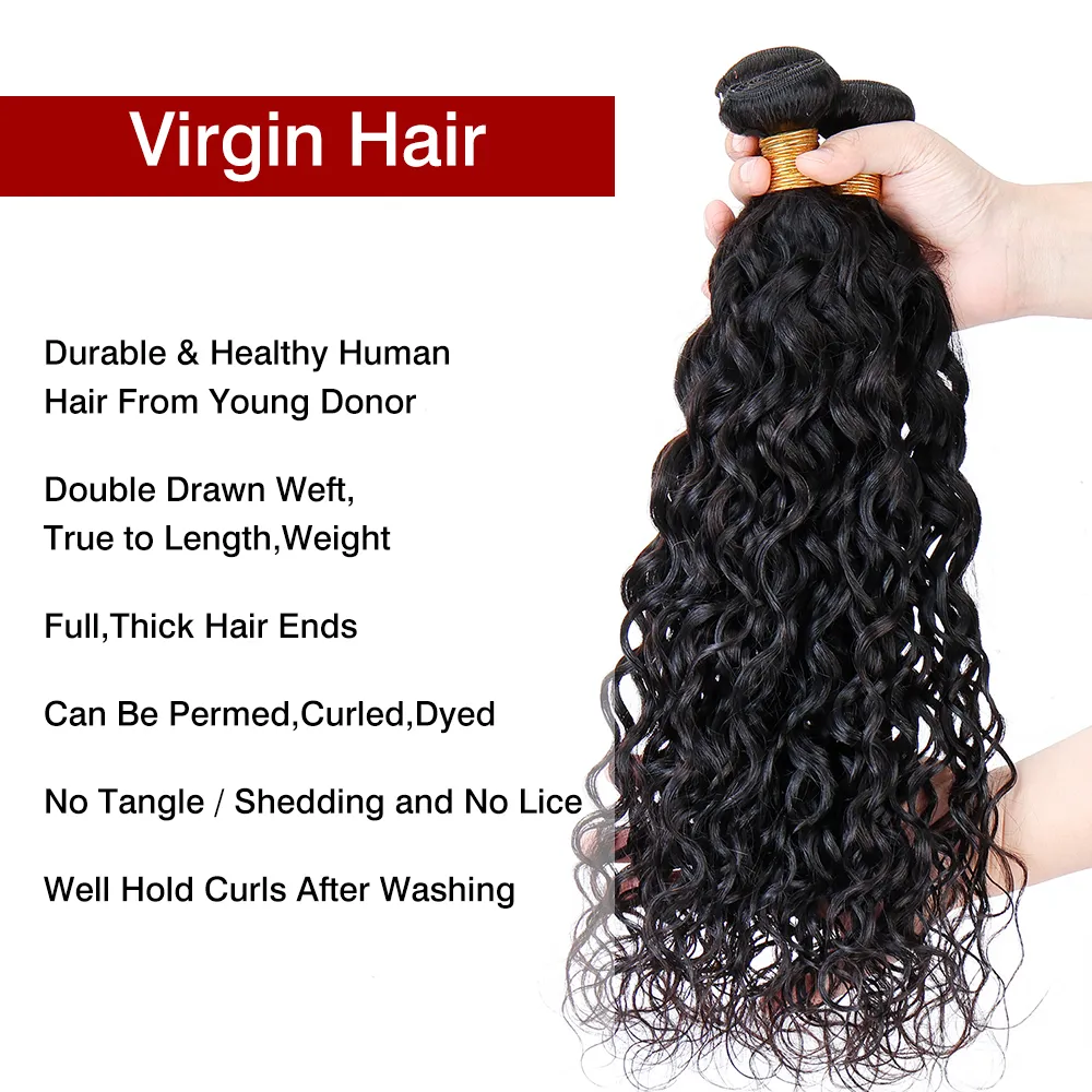 8 human hair bundles with closure shop