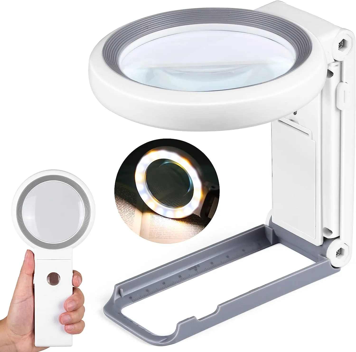Light up magnifying glass hotsell