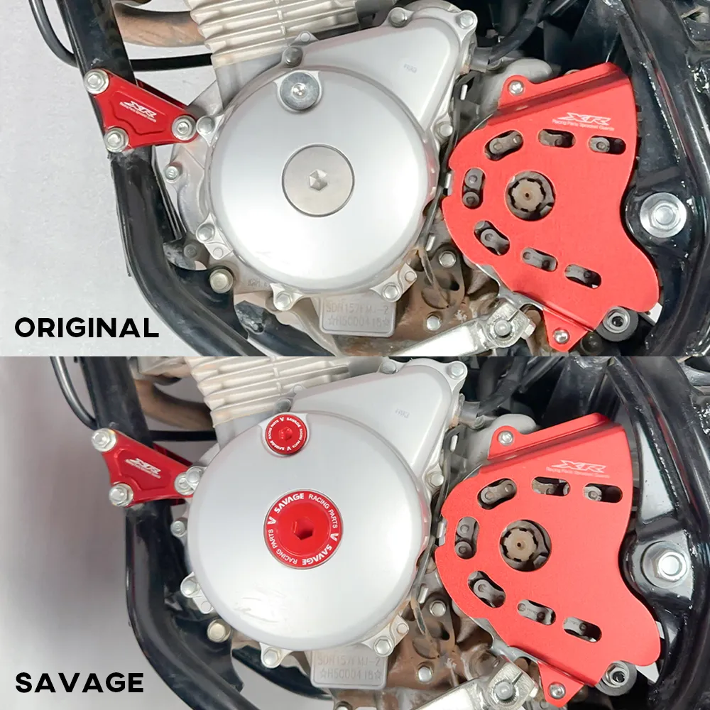CNC Ignition Cover Oil Cap Engine Plug Kit For Honda CRF250R CRF150R 2