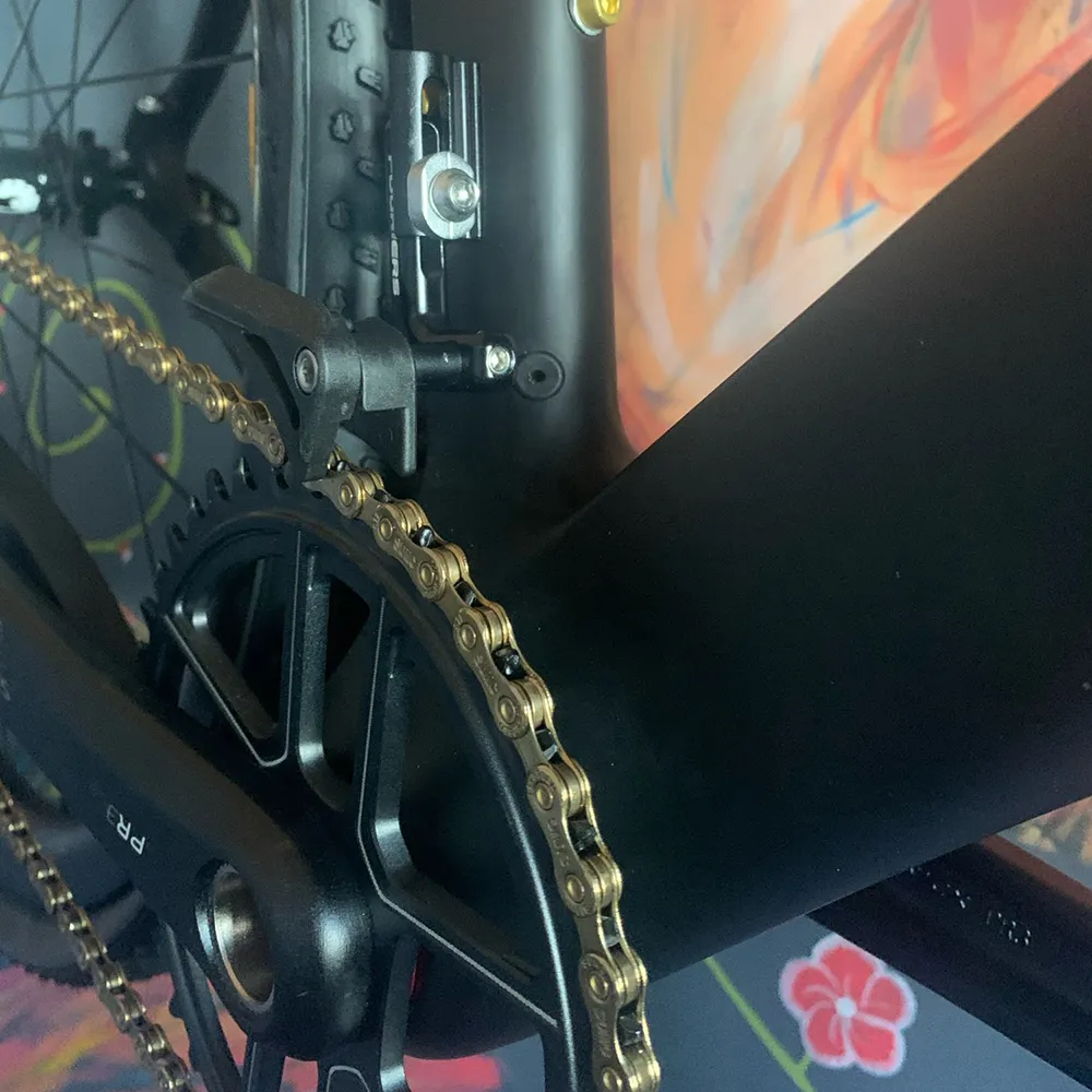 DHgate ZTTO Gravel Bike Chain Guide Single Speed Road Bicycle Cross country Chain Guard Protector for 1x System Front Derailleur Material Color Sports Outdoors