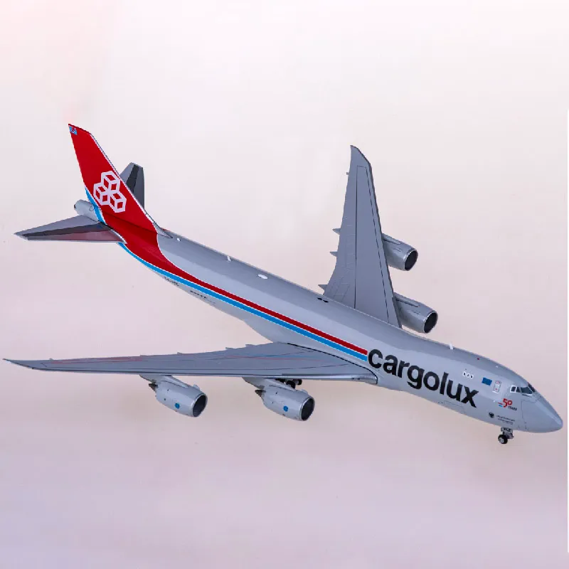 【2024最新作】 JC Wings 1:400 Scale Cargolux 747-8F LX-VCE Diecast 航空機・ヘリコプター