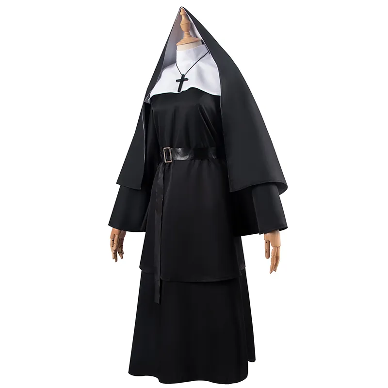 Nun Costume Set for Women Polyester Black Long Dress Halloween Cosplay from Dhgate Others Apparel - price 34.67 Nun Costume Set for Women Polyester Black Long Dress Halloween Cosplay from Dhgate Others Apparel - price 34.67