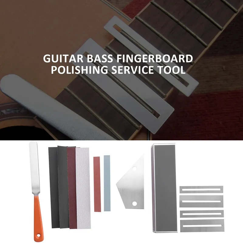 Guitar Fret File Set With Leveling Beam And Fingerboard Guard Essential Luthier Tool Set And Rocker Accessories From Homepro17 11.22 DHgate.Com