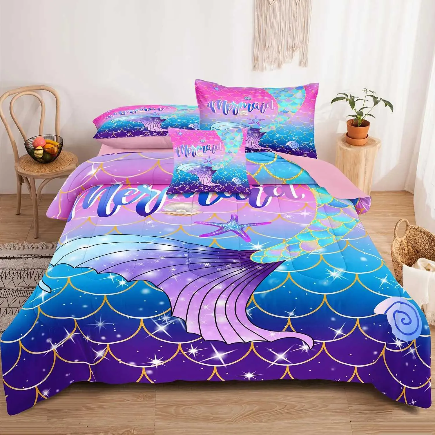 Colorful kids bedding top