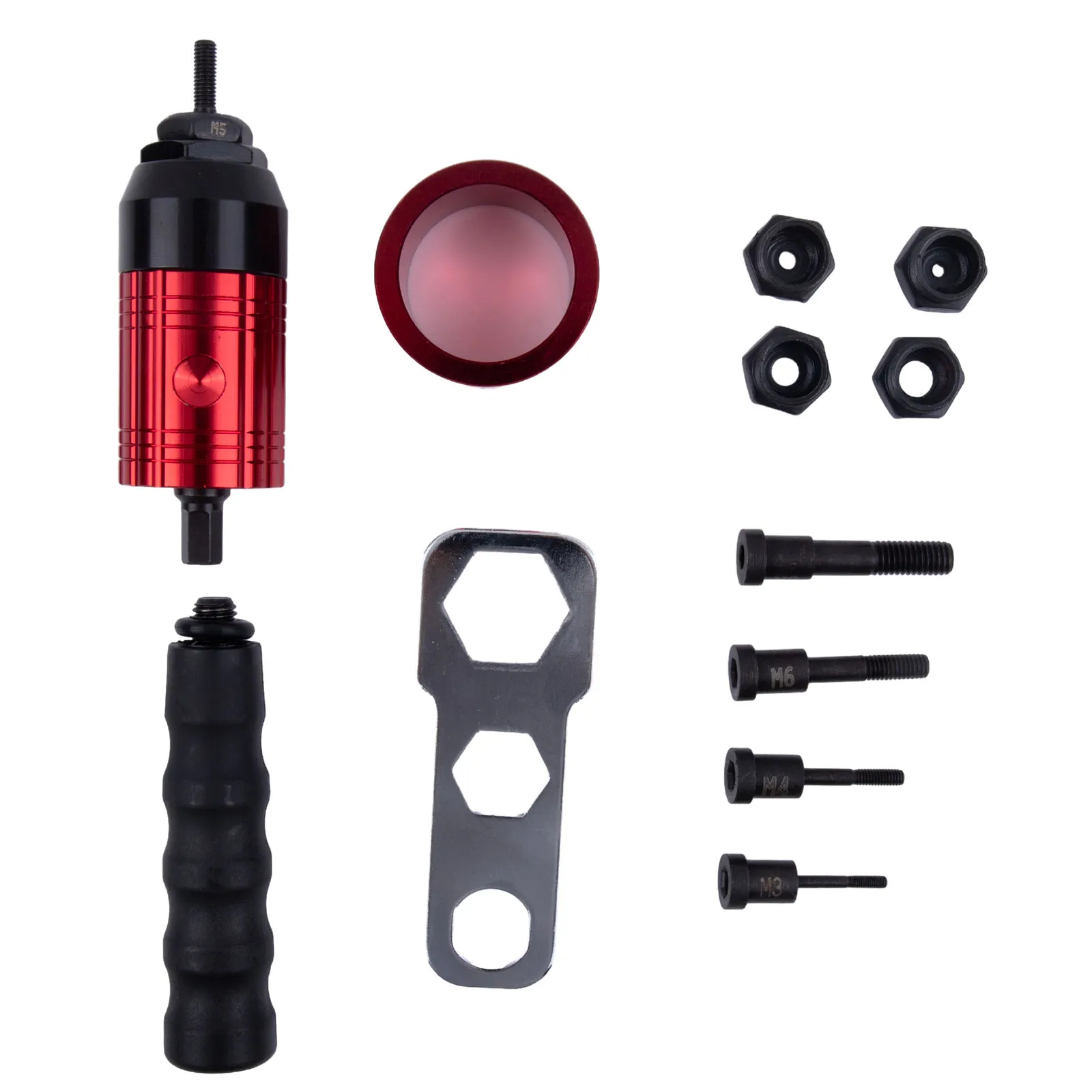 Beaspire Electric Rivet Nut Gun Adapter Kit – Cordless Riveting Tool For Drill, Aluminum/Steel
