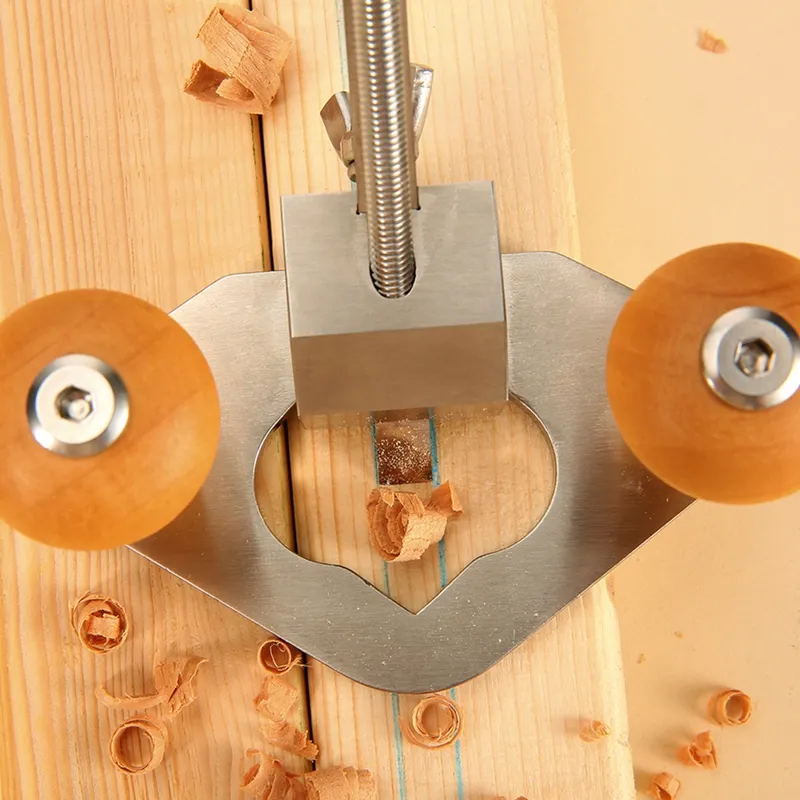 Cast Iron Carpenter Hand Plane – Adjustable Blade Chamfer Plane, Portable Woodworking Smoothing Tool For Corner Trimming & DIY