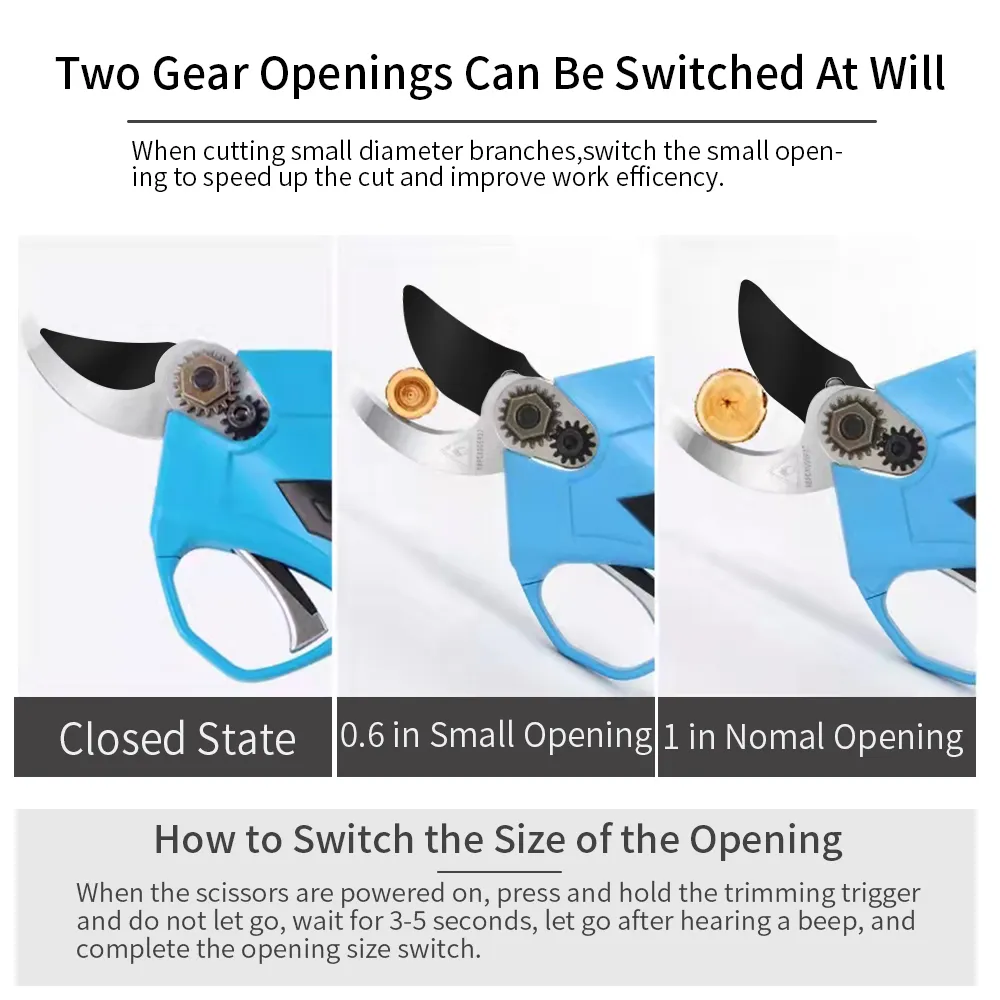 Koham electric pruning shears 2ah lithium battery 2025