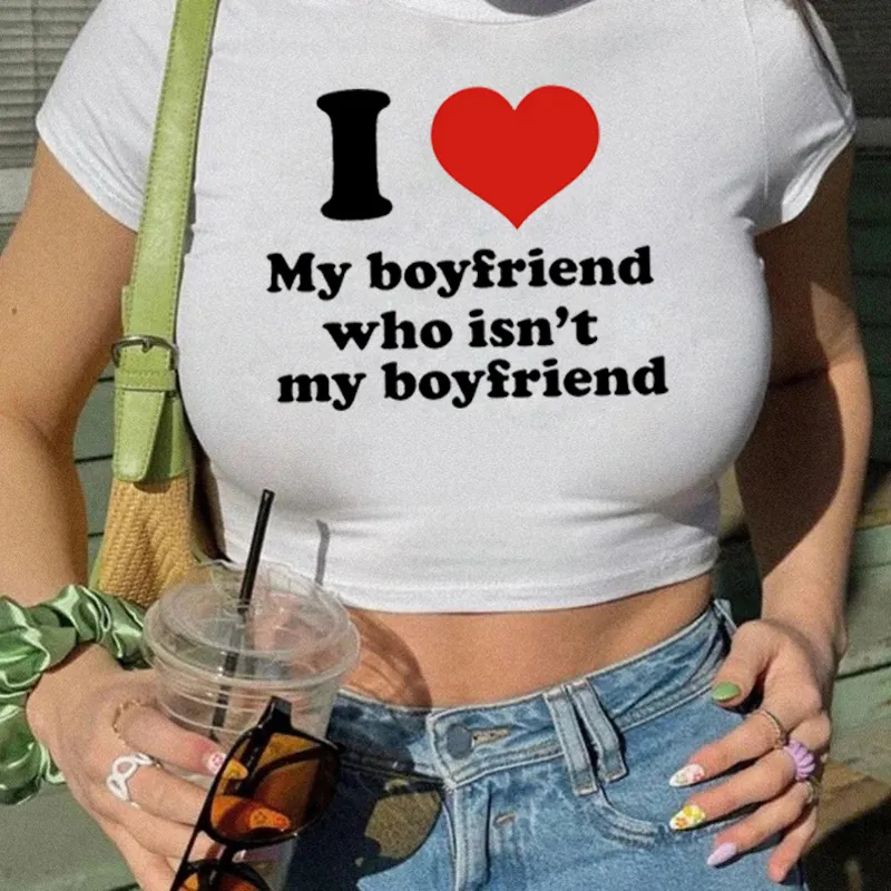 Funny graphic crop tops deals