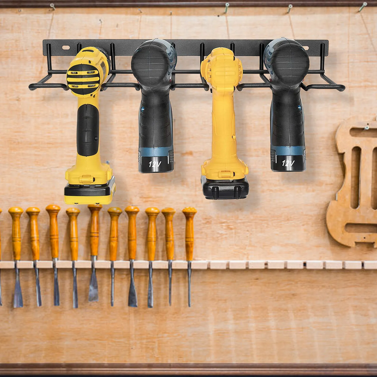 Wall Mounted Electric Drill Stands Holder With Power Storage Shelf Ideal For Wrenches Screwdrivers And More From Ddmyjan 48.04 DHgate.Com