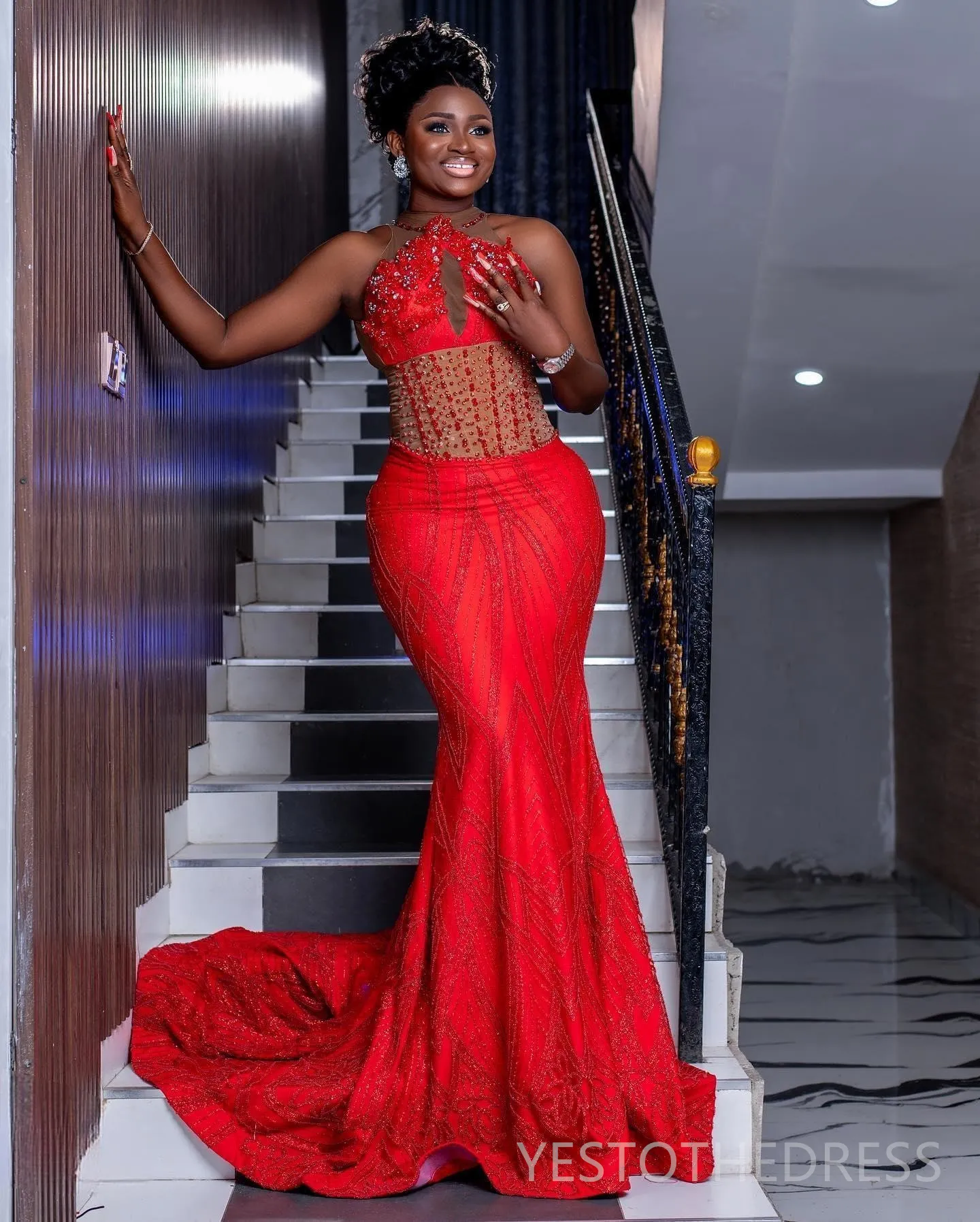 Halter plus size prom dresses hot sale