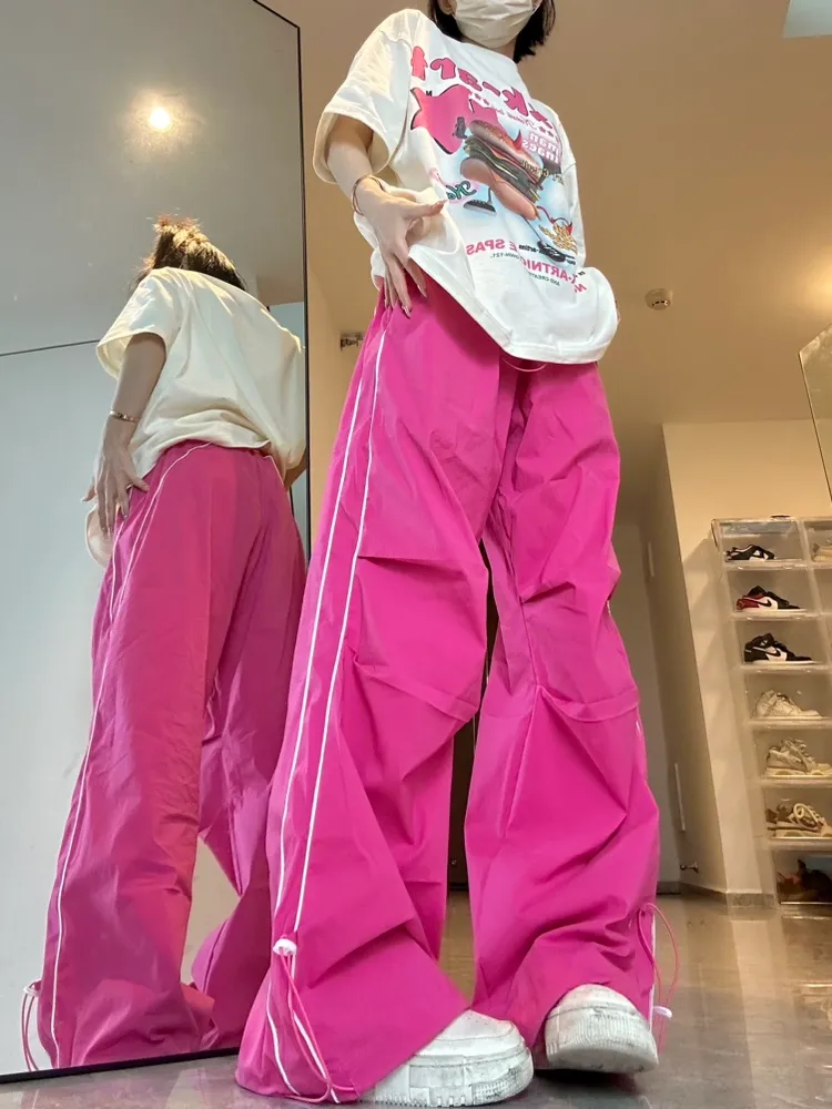 Womens pink track pants online