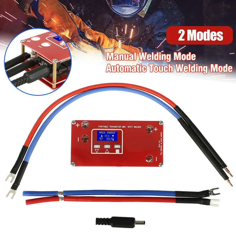 Tragbare DIY Mini Punkts Chweiß Maschine 18650 Batterie Verschiedene Schweiß Net