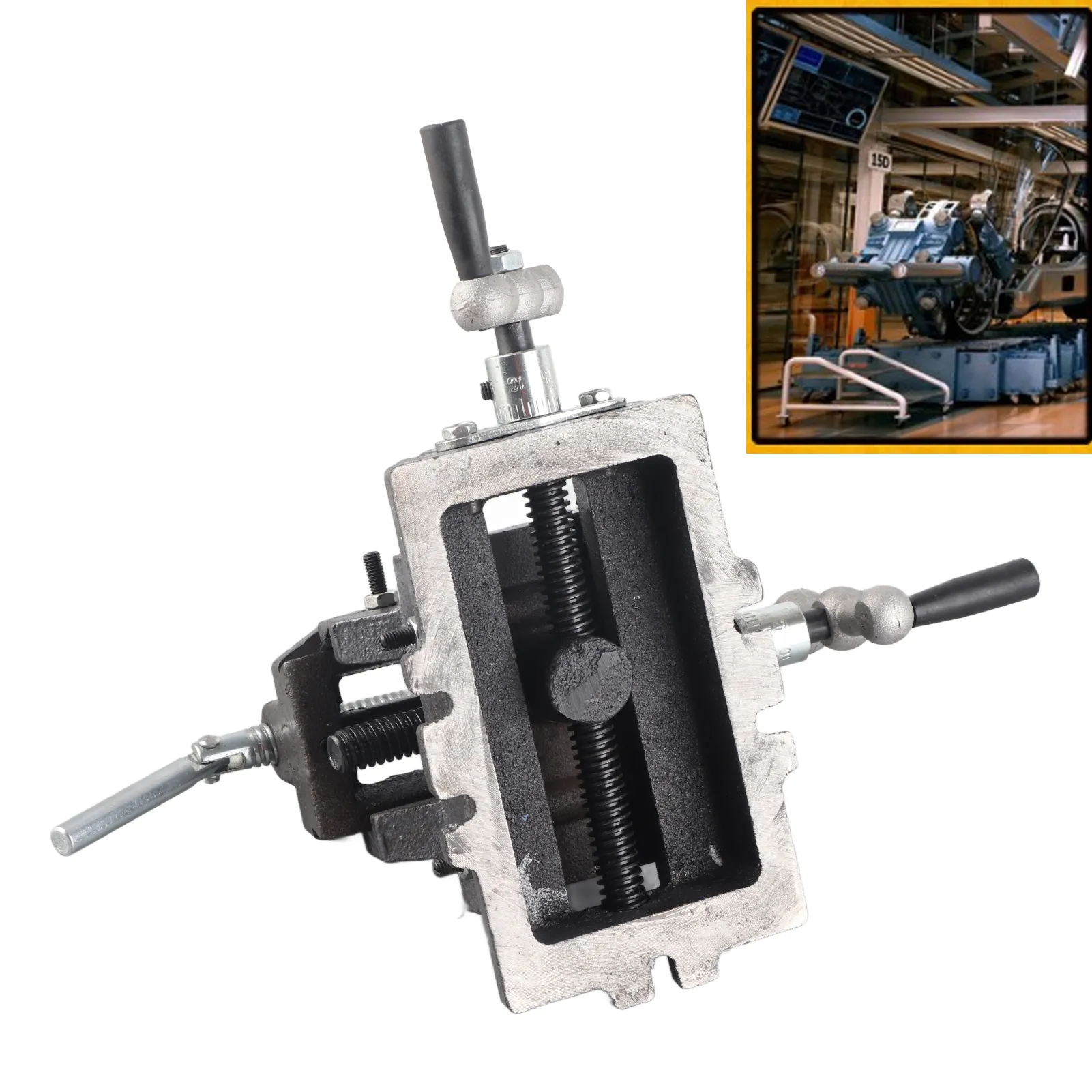 Mini Tornillo De Banco Con Abrazadera Plana De Aluminio – Sujeción Hasta 50 Mm, Ideal Para Trabajos De Precisión En Taller O Bricolaje