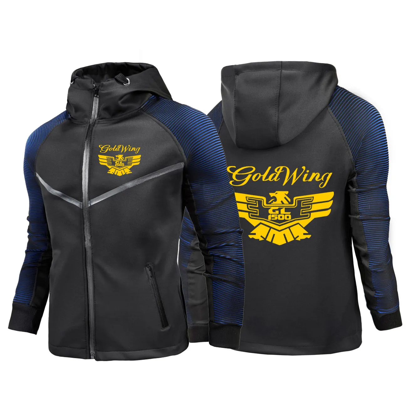 Classic Honda Goldwing Motorcycle Dri-Power Fleece Pullover Hoodie Classic Honda Goldwing Motorcycle Dri-Power Fleece Pullover Hoodie