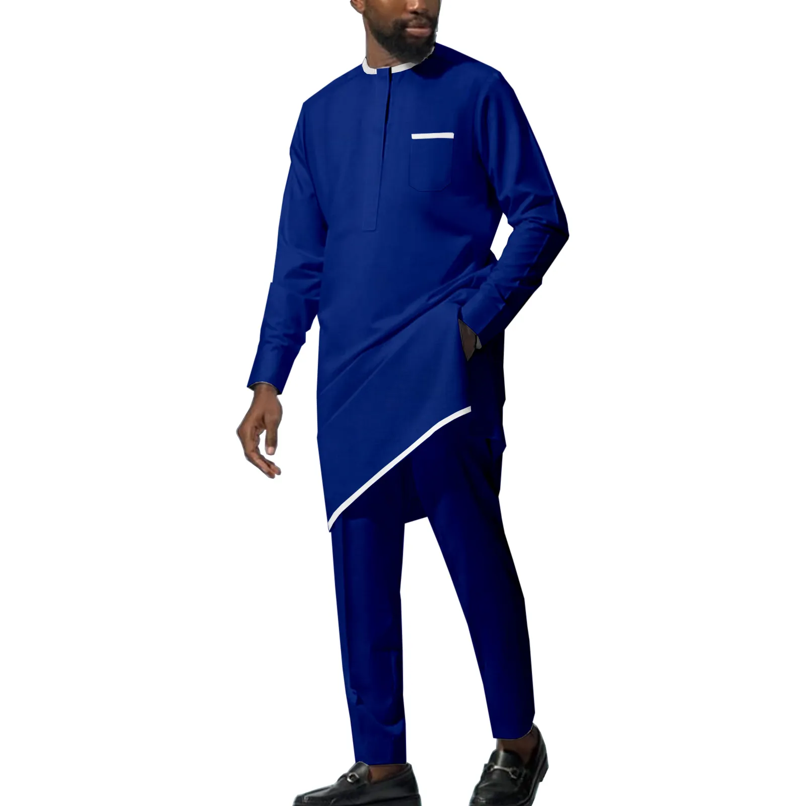 African Men Suit Dashiki Traditional Outfit with Top and Pants from Dhgate  Ethnic Clothing - price 81.44