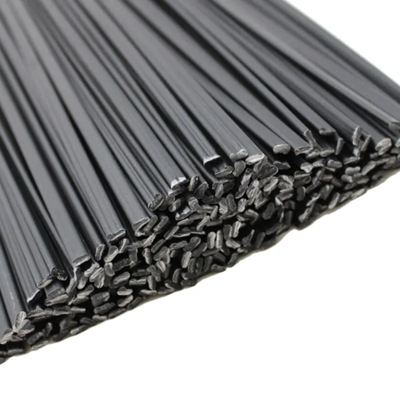 20-Pack 4mm Black TPO Plastic Welding Rods - Triangular Shape For Repairs