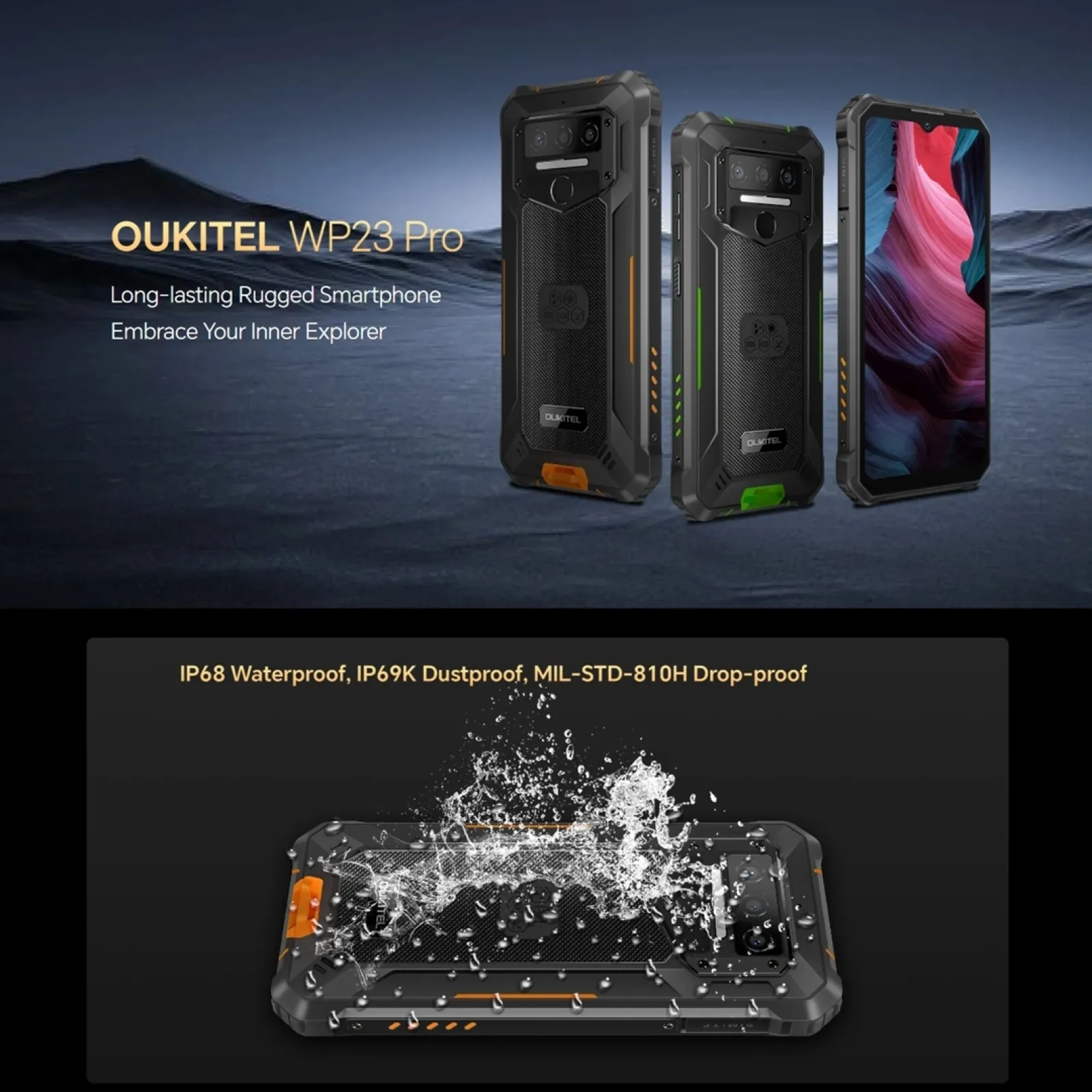 Ruggedized Mobile Device: 6.52 HD+ Display, Octa Core Ruggedized Mobile Device: 6.52 HD+ Display, Octa Core