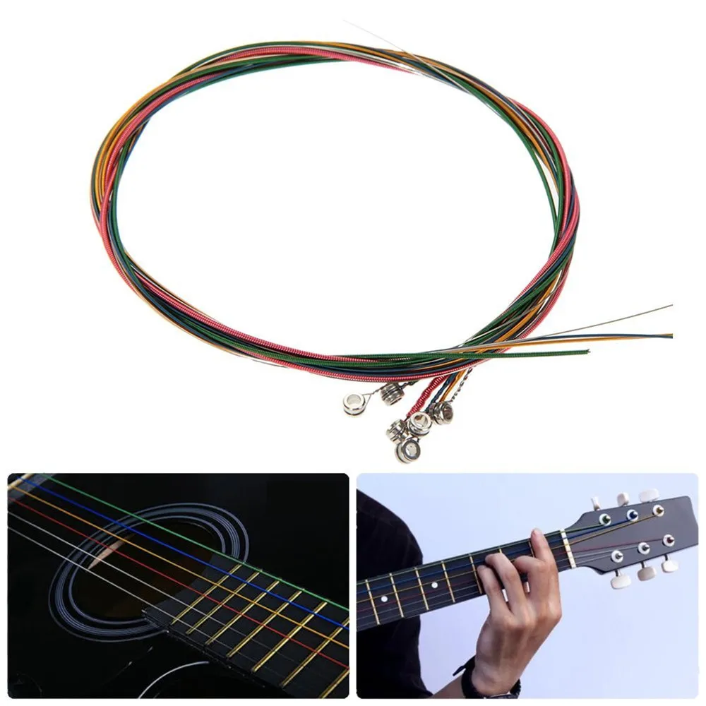 Rainbow guitar strings online