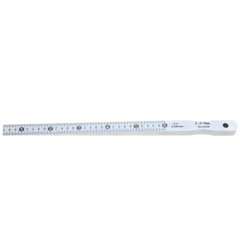 Taper Gauge 0.5-11mm - Stainless Steel Welding Feeler Gauge, Dual Scale (Inch & Metric), Comes With Leather Storage Bag - View #10
