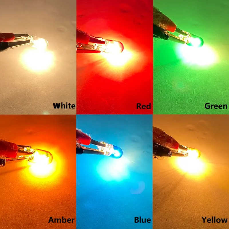 B286B: 12 Volt 1.2W WEDGE T5 base Instrument & Panel bulb - All Bulbs