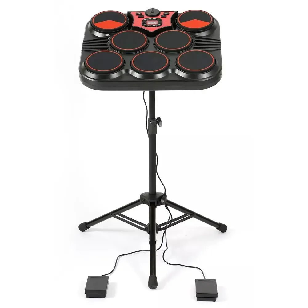 2024Electric Drum Kit Portable Electronic Drum Set With Dual Touch Pad Removable Headphones Tambourine Perfect For Beginners Practice From Ddmyapr 225.63 DHgate.Com