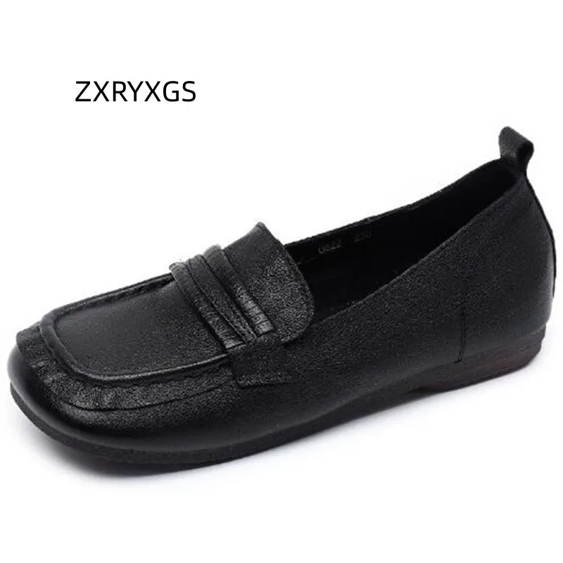 OE＞LEATHER FLAT LOAFERS/シューズ