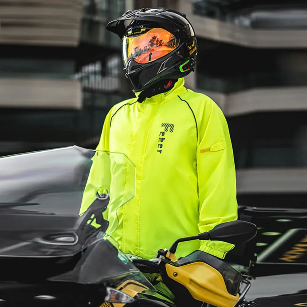 Breathable cycling rain jacket deals