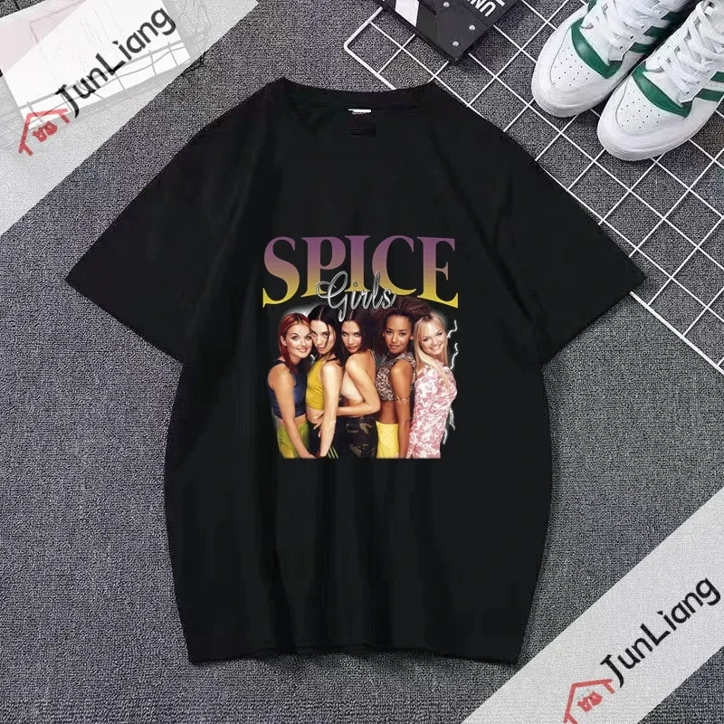 90s Hip Hop Retro Spice Girls Music Band T-Shirt Unisex Tee