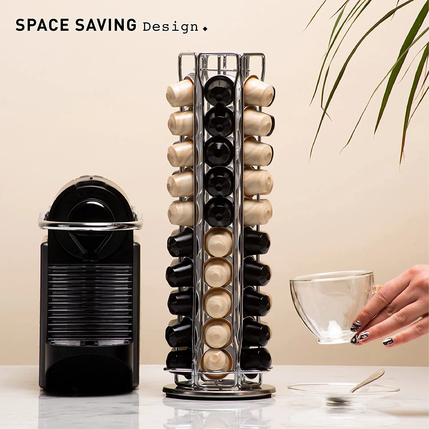Nespresso capsule stand top