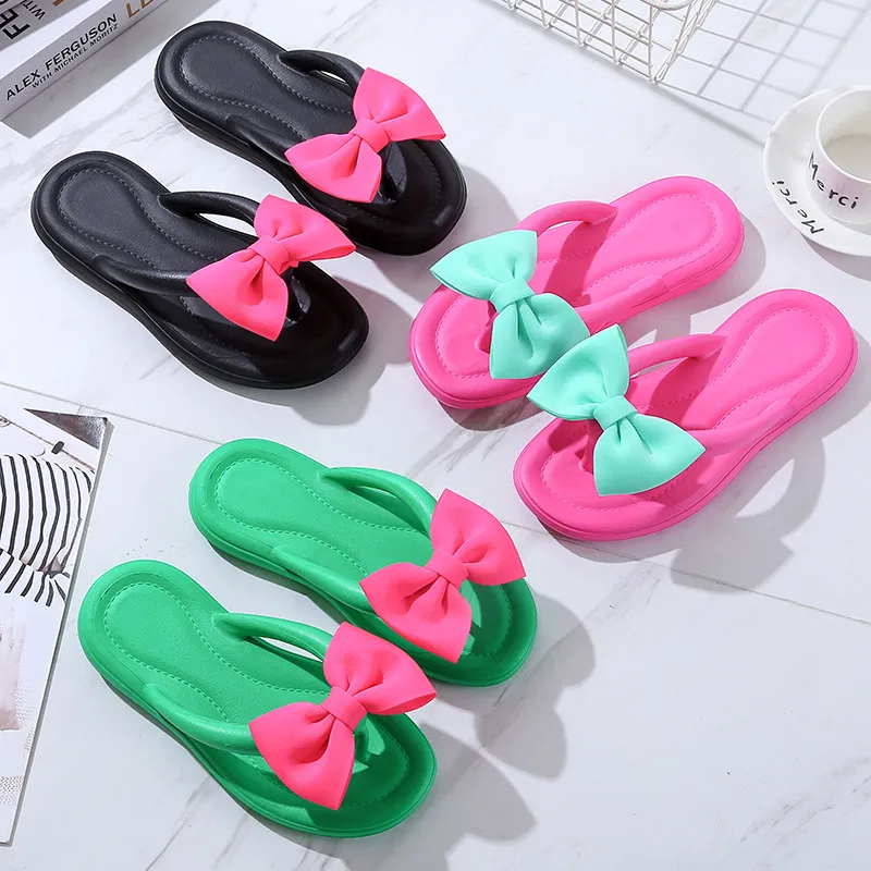 Bow tie flip flops store