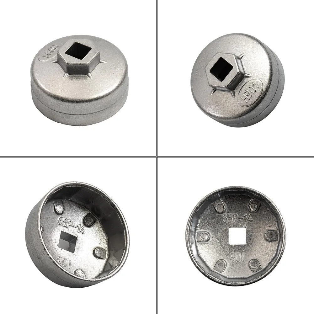 Oil Filter Cap Wrench Cup Socket Remover Tool For Toyota Lexus 14 Flutes 64MM - Foto 3