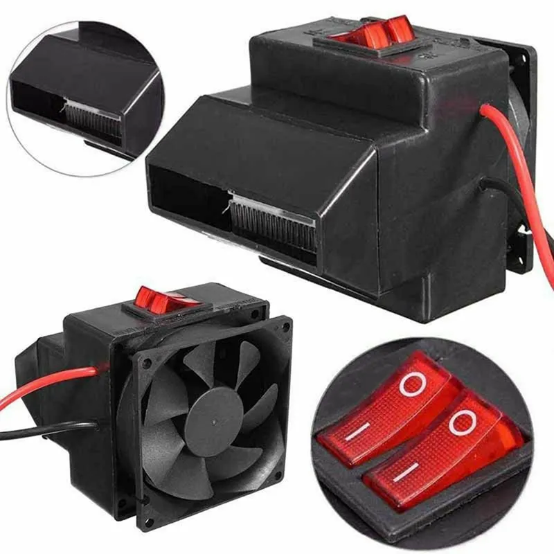 12 Volt Automotive Heater Portable Car Heating Fan With