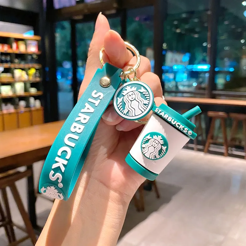 Starbucks Keychains Designer Key chains Accessories keyrings Bear Barista Drop Glue figure car backpack keychain pendant 03 Starbucks Keychains Designer Key chains Accessories keyrings Bear Barista Drop Glue figure car backpack keychain pendant 03