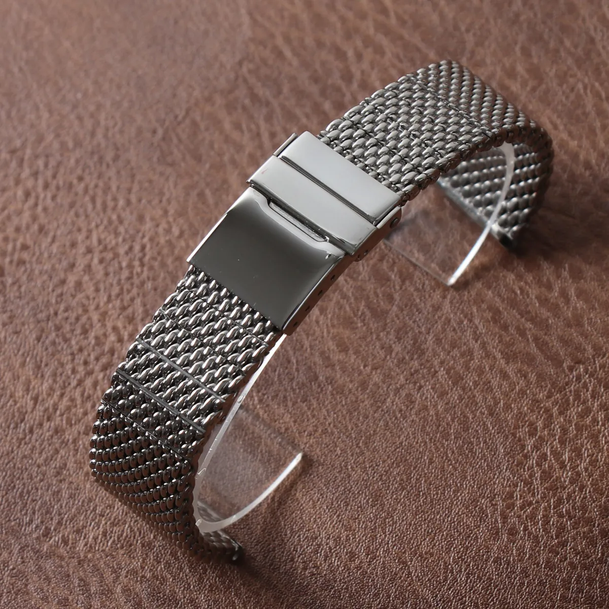 Stainless Steel Breitling 22mm Strap Steel Mesh Watch Strap For