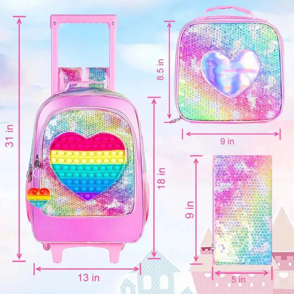 Jojo rolling backpack online