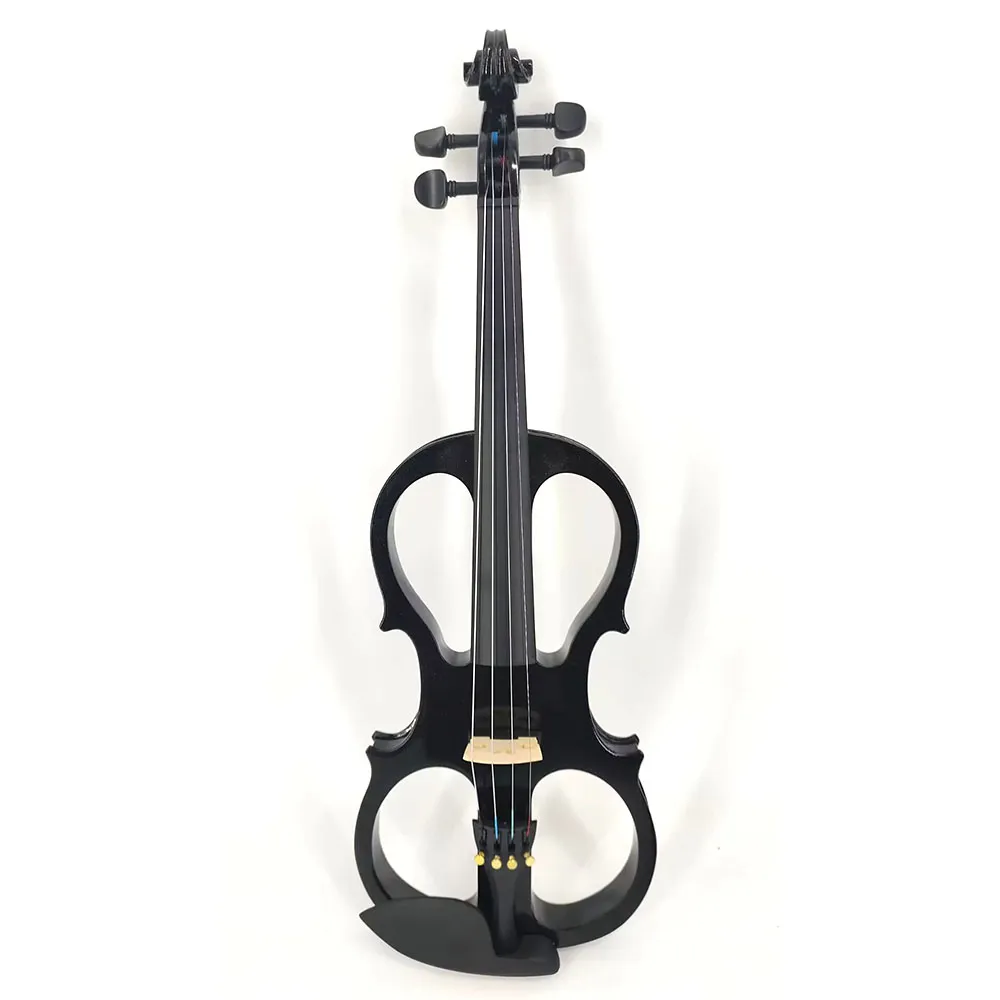 DHgate Solid Wood Electric Violin Kit Beginner friendly 4 4 Size w Case Bow Strings Musical Instruments