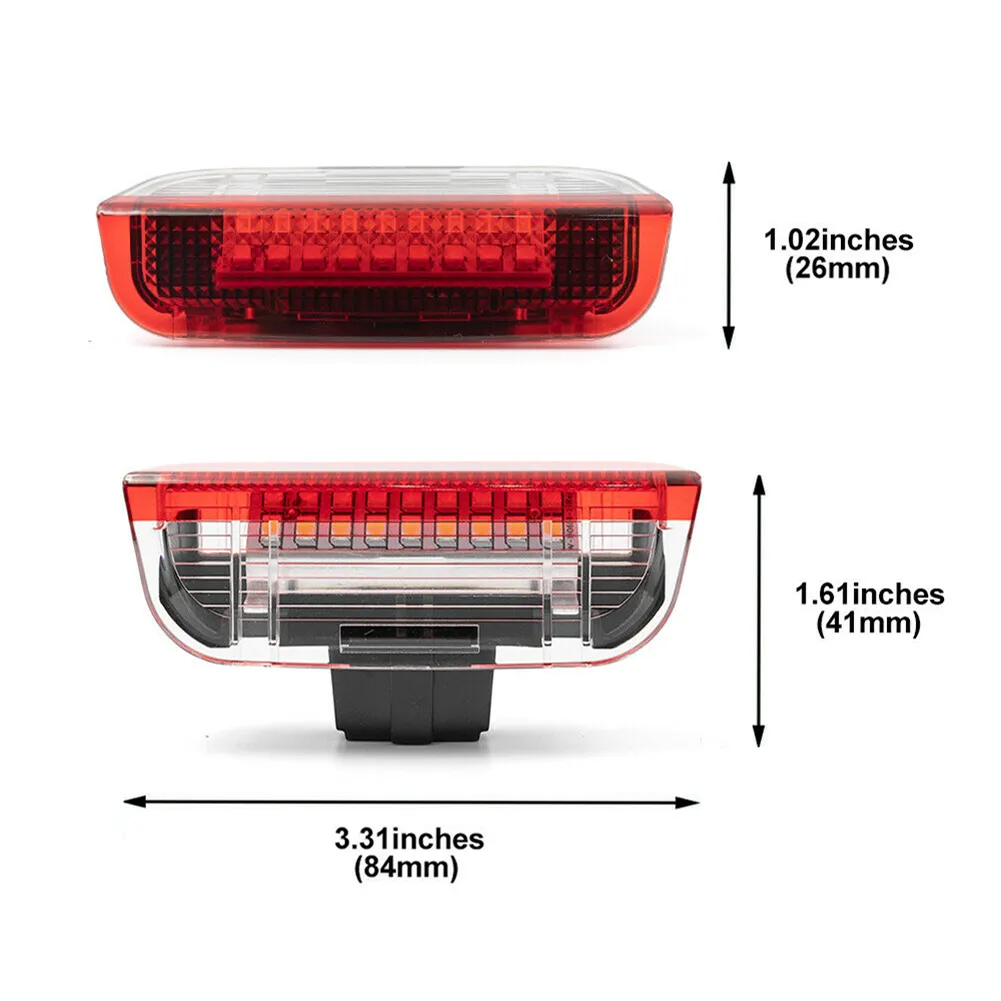 AUTOXBERT 2 Luci LED Per Bagagliaio Compatibili Con VW Passat B6 B7 B8, Golf, Tiguan, Touran - 18 SMD, Bianco Xenon